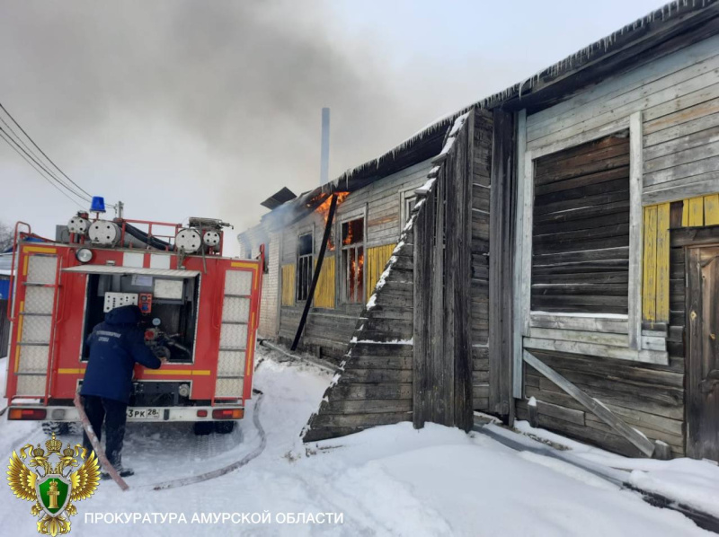 В амурском селе Гудачи горела котельная: без тепла остались дома и здания - портал 2x2.su
