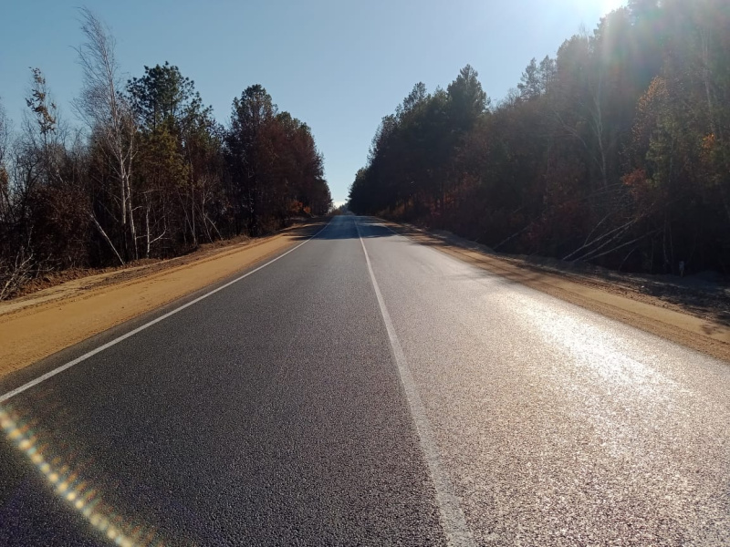 В рамках нацпроекта отремонтировали два километра свободненской трассы