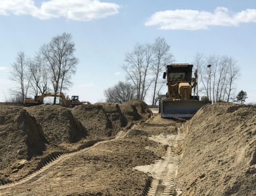 В Ивановском округе начали строить дорогу для будущего микрорайона