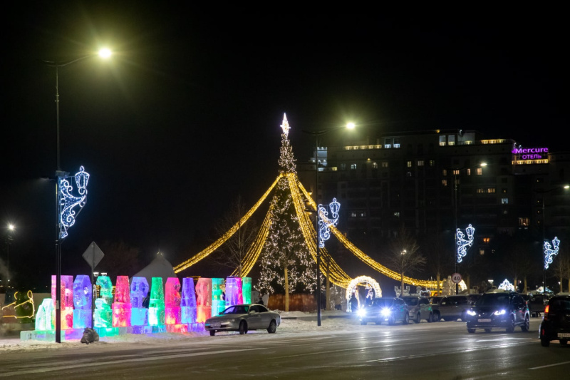 Стало известно, как украсят главную площадь Благовещенска к Новому году 