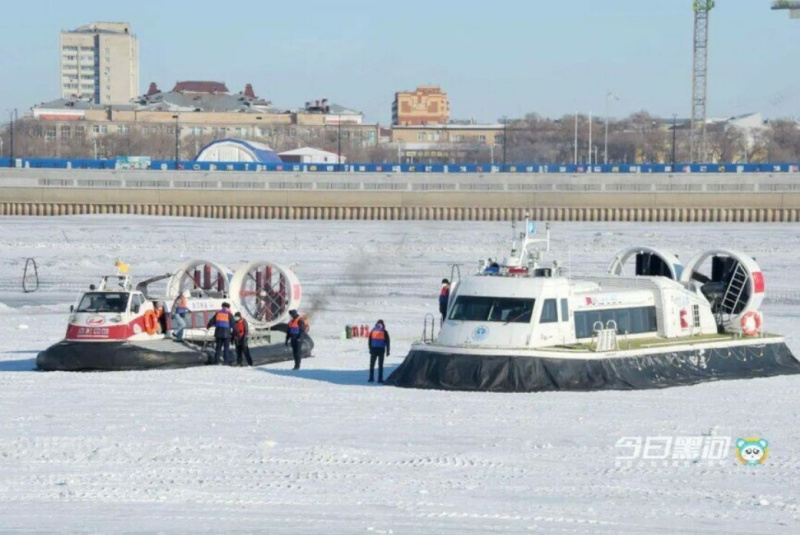 Запуск судов на воздушной подушке между Благовещенском и Хэйхэ могут отменить из-за погоды