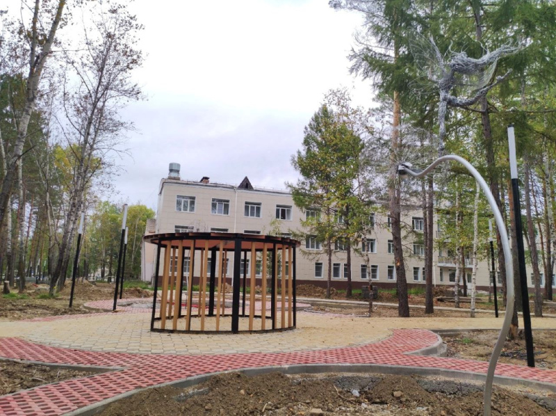 Благодаря национальному проекту «Жильё и городская среда» в Циолковском благоустроили общественную территорию