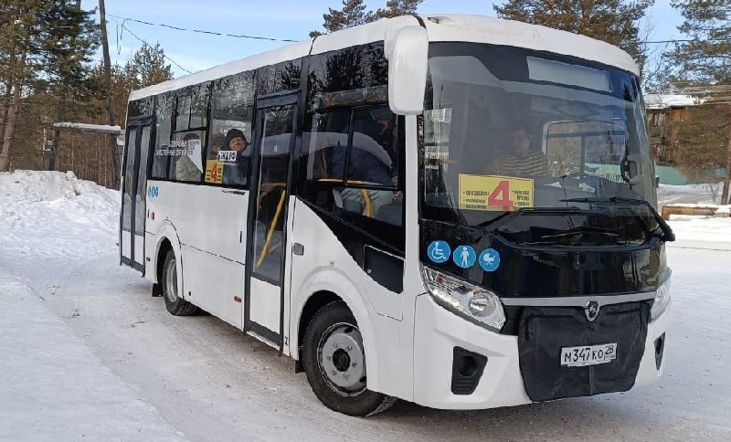 В Тынде благодаря нацпроекту на маршруты вышли новые автобусы - 2x2.su