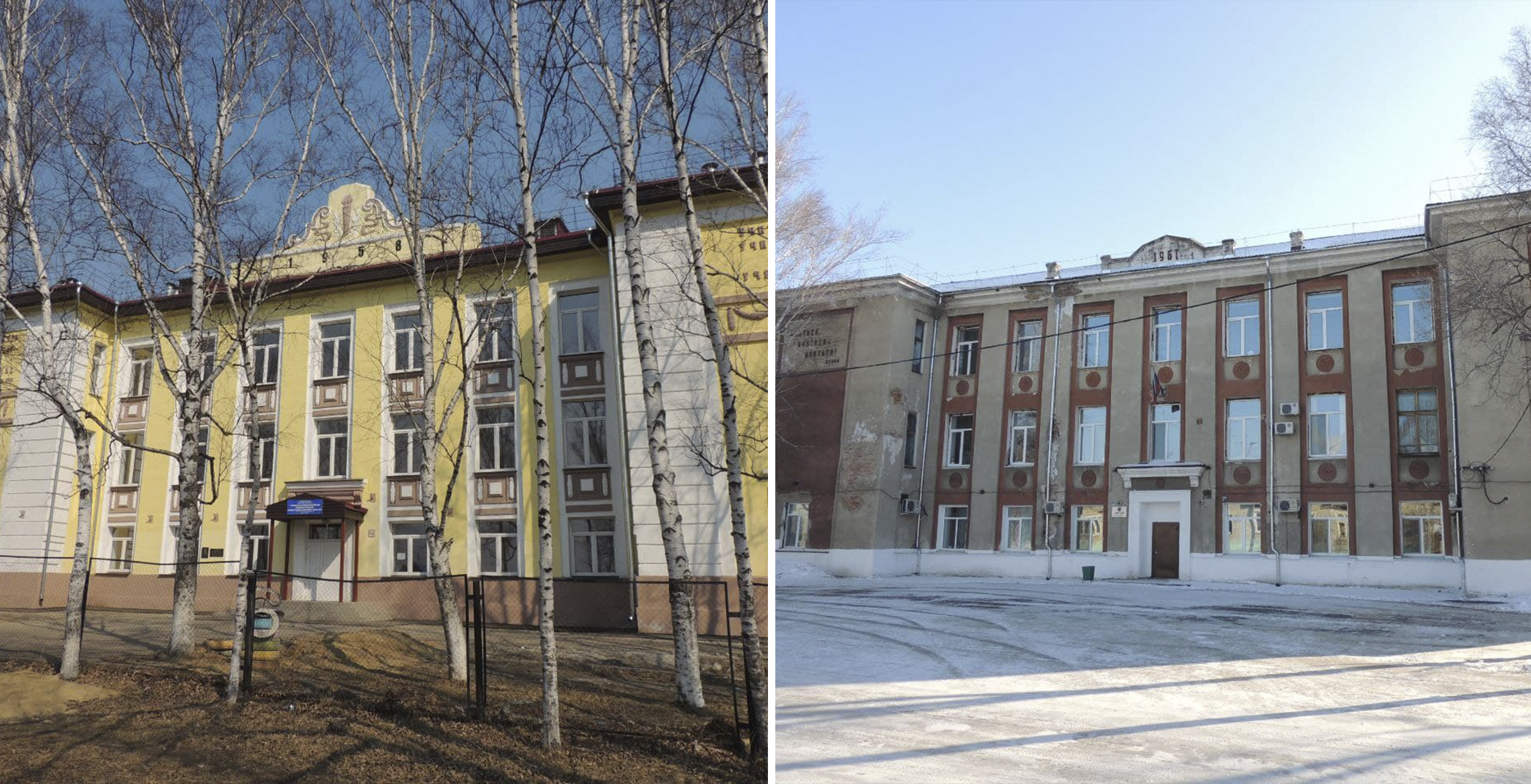 Самые красивые школы Амурской области, построенные во времена СССР