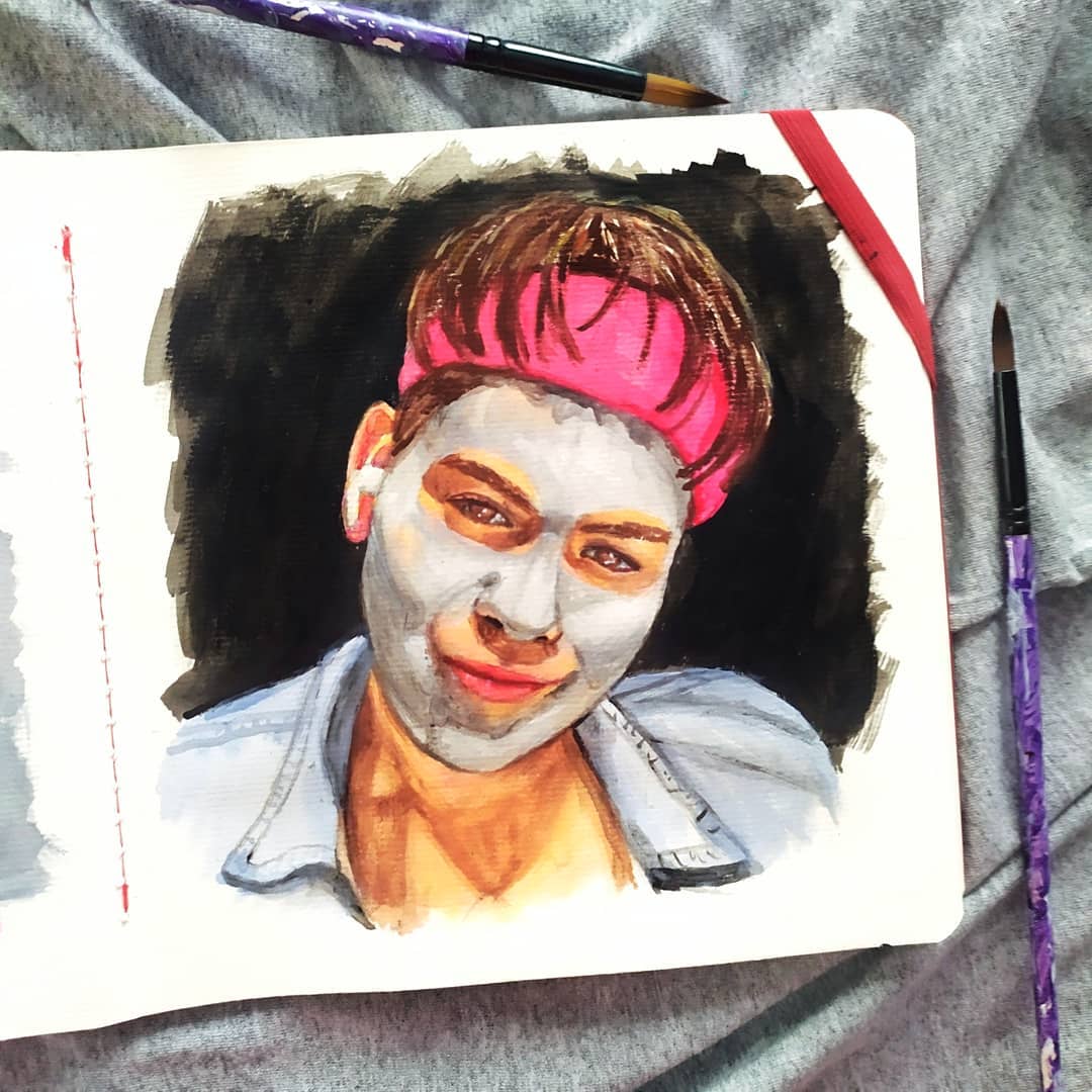 Прикосновение – боль: девочка-бабочка из Свободного рисует картины - 2x2.su картинка 16