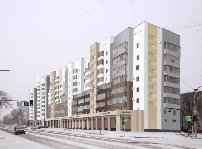 В Благовещенске предложили отремонтировать фасад дома напротив ОКЦ - 2x2.su