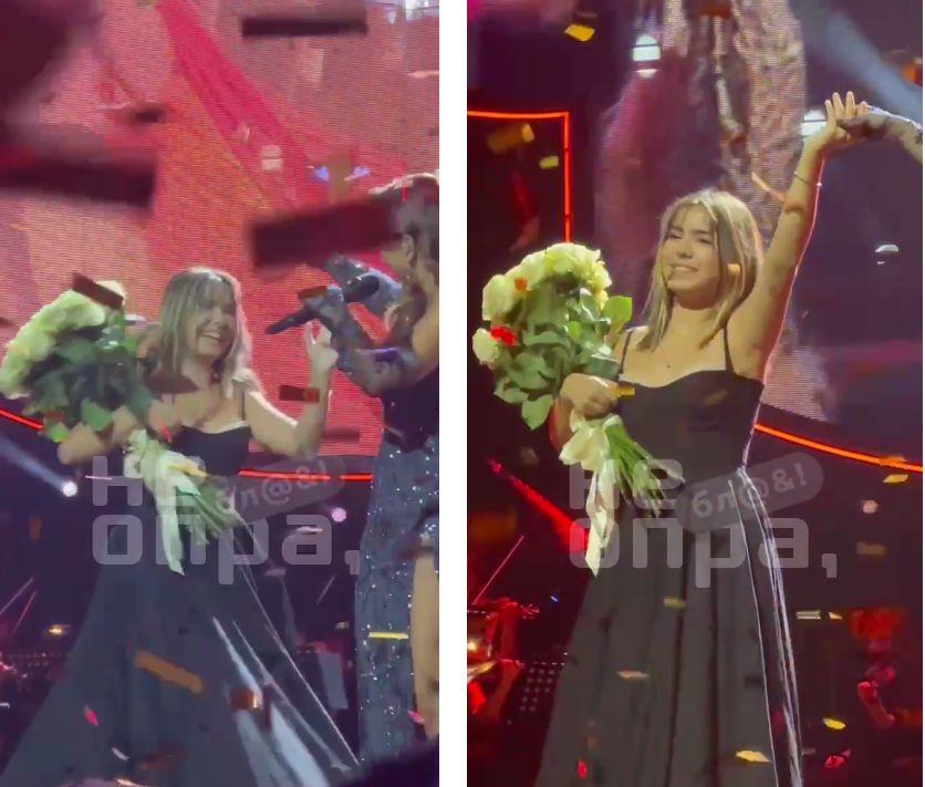 12-летняя дочь Ани Лорак вместе с матерью вышла на сцену в Москве - 2x2.su картинка 2