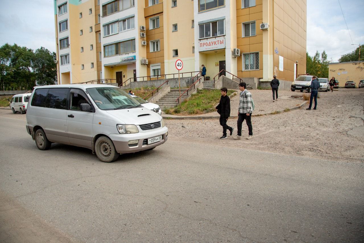 В Благовещенске жители КПП не могут добиться установки пешеходного перехода возле школы - 2x2.su картинка 2