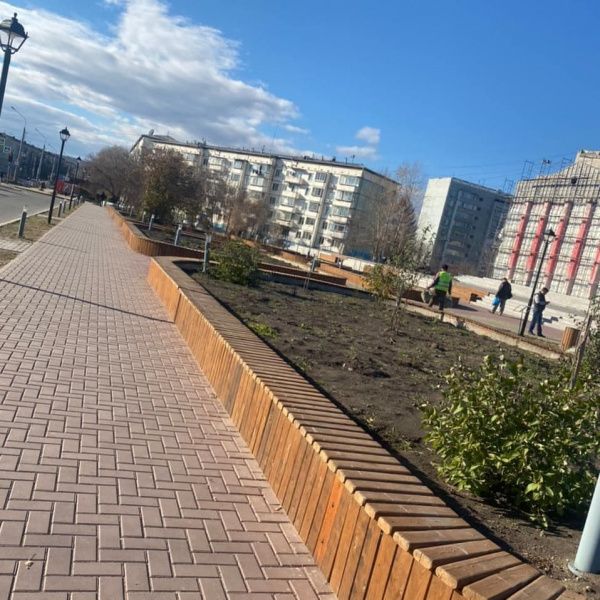 В Благовещенске у кинотеатра «Харбин» высадили 37 ясеней - 2x2.su