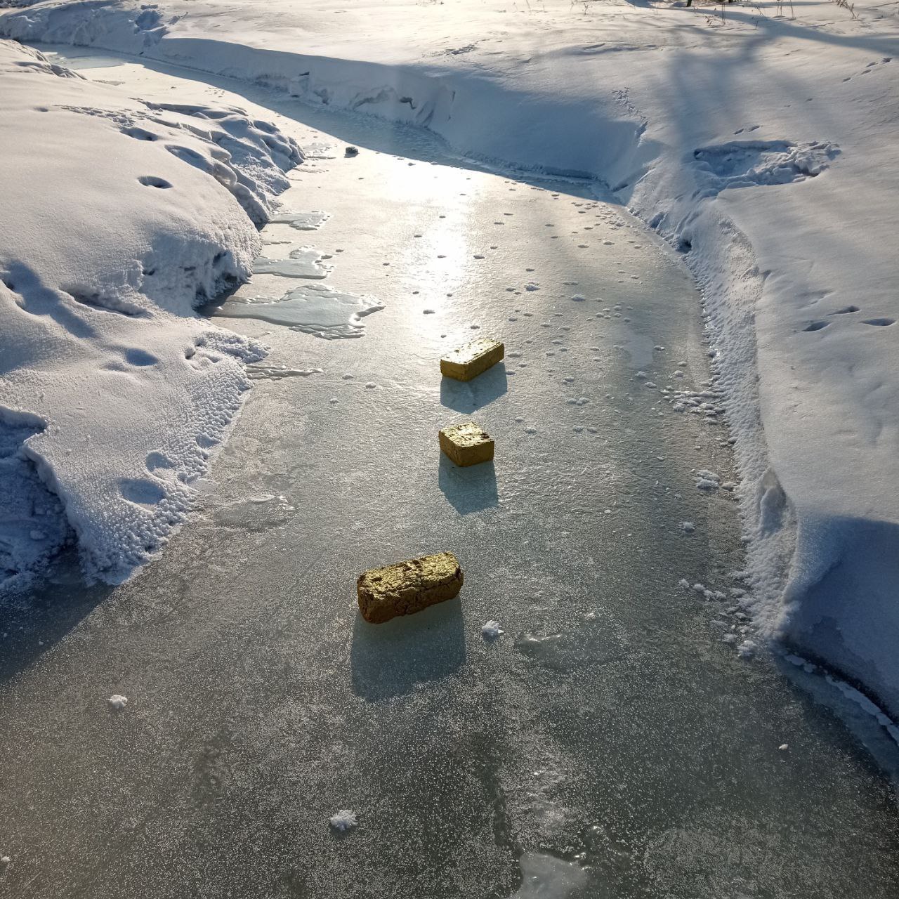 В Благовещенске на Бурхановке появилась инсталляция с тремя золотыми слитками - 2x2.su картинка 2