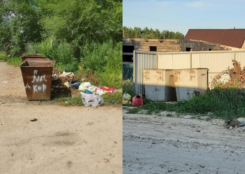 «Красоту оставил»: жители Шимановска жалуются на мусоровозы и делятся фото с грязью - 2x2.su