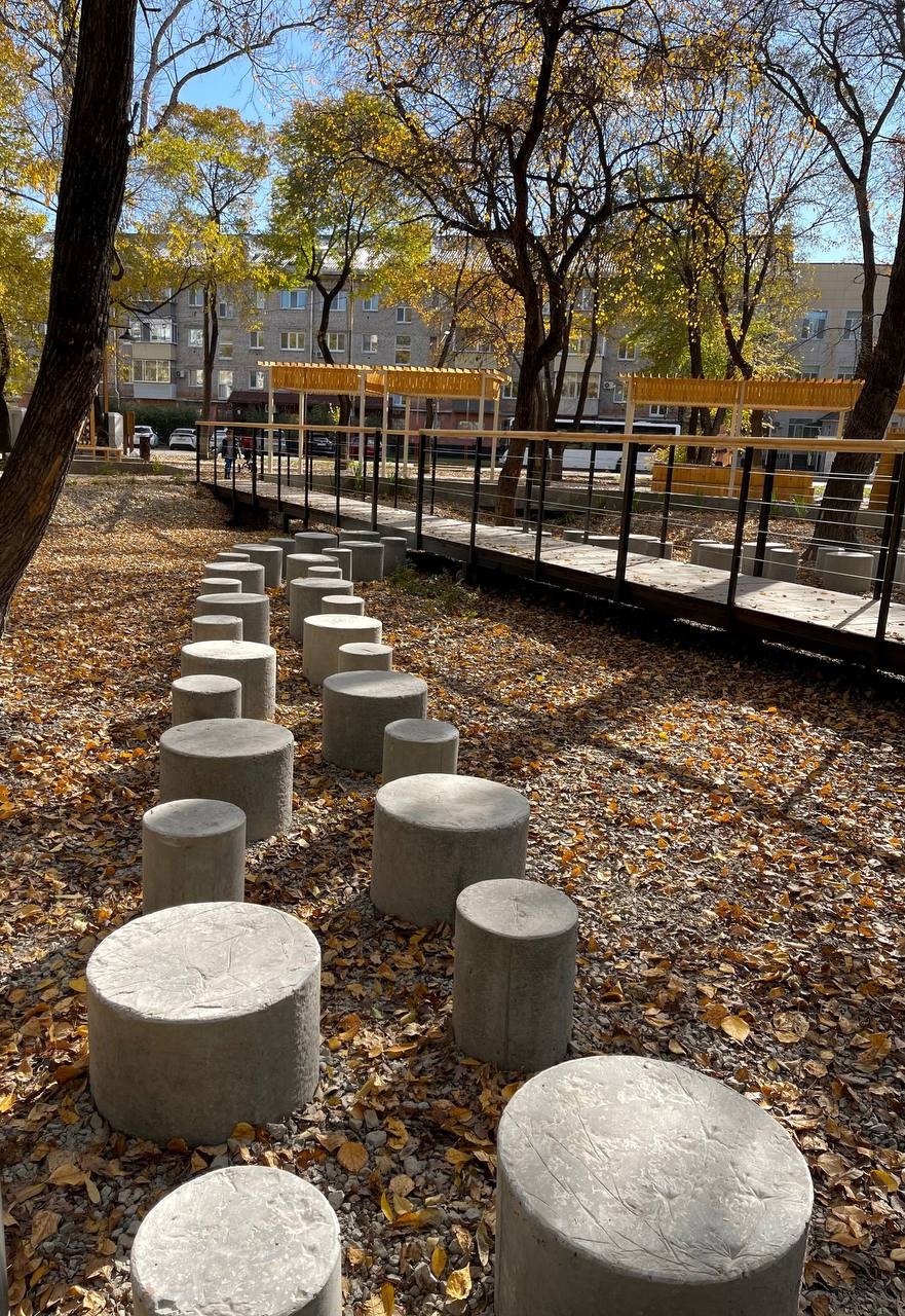 Морской бой и книжный маяк: в выходные торжественно откроют обновлённый сквер водников в Благовещенске  - 2x2.su картинка 3