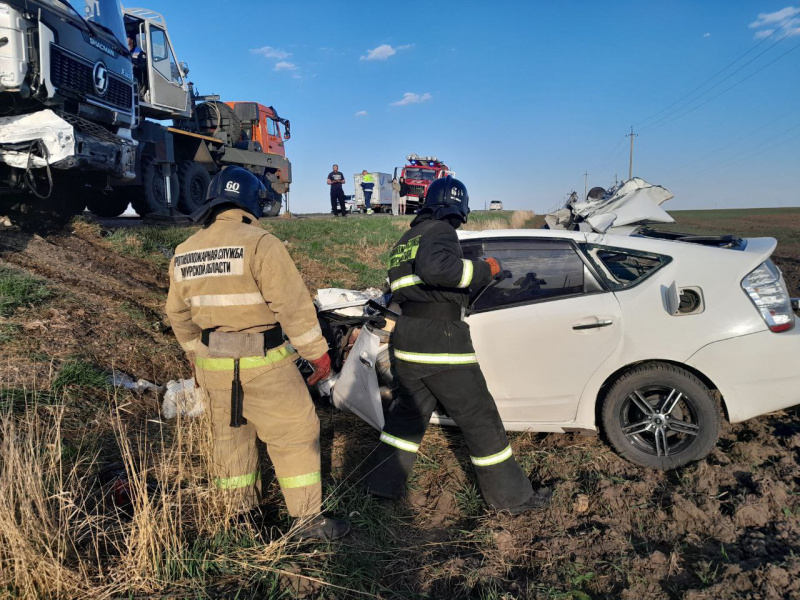 На месте смертельного ДТП на амурской трассе понадобилась помощь пожарных