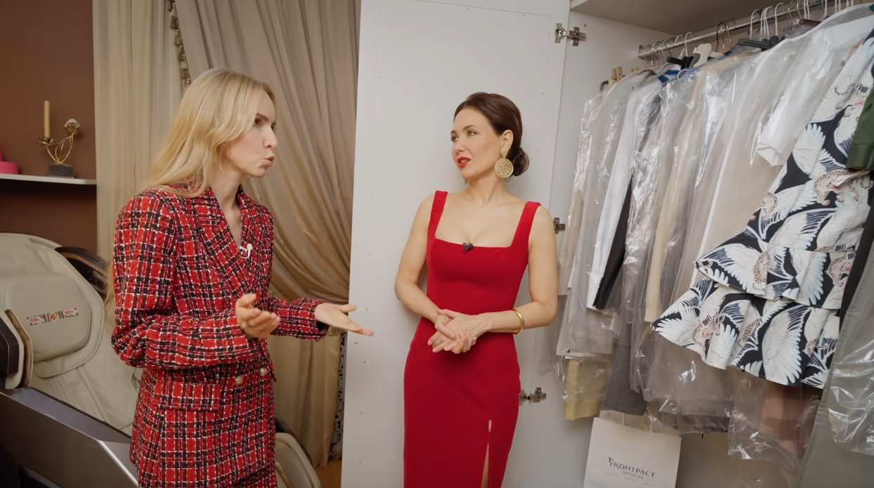Актриса Екатерина Климова показала роскошную гардеробную с дорогой одеждой - 2x2.su картинка 6