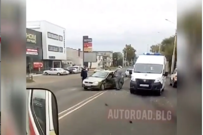 В Благовещенске произошло серьёзное ДТП: пострадали два человека - 2x2.su