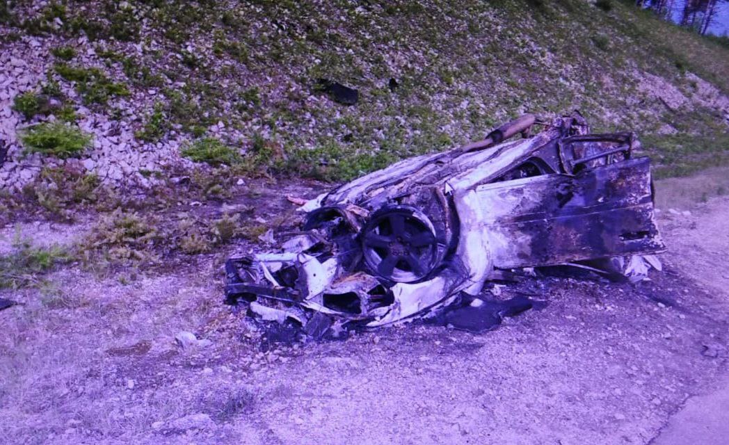 Автомобиль загорелся после аварии рядом с ЗАТО Циолковский, один человек погиб