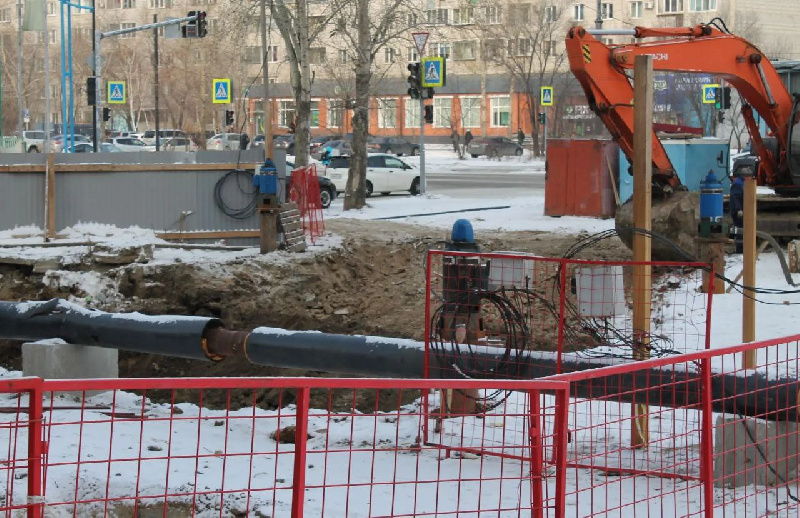 В Благовещенске идут работы по замене части коллектора в микрорайоне - 2x2.su