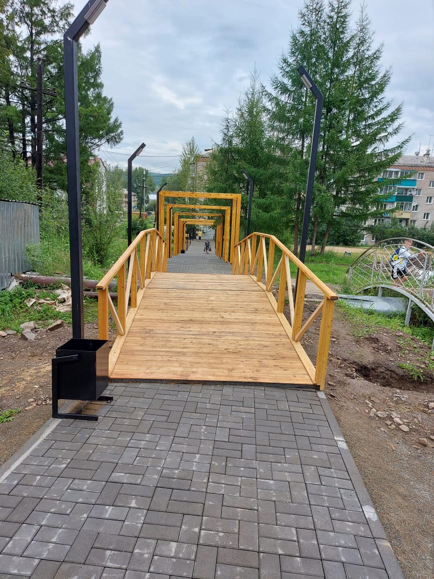 В Сковородине в рамках нацпроекта благоустроили пешеходную зону - 2x2.su картинка 3