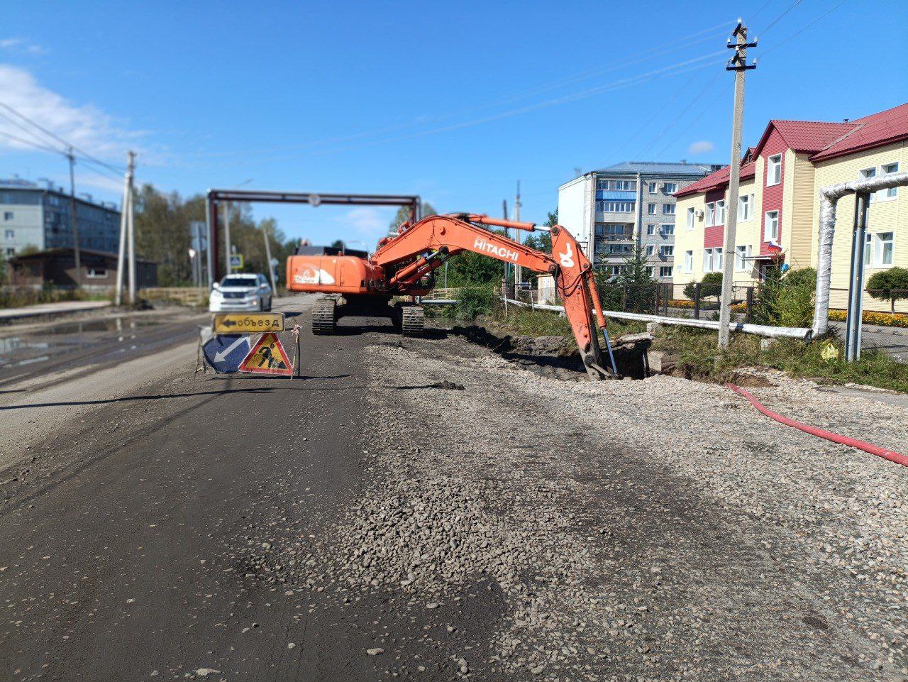 В Приамурье ремонтируют дороги через Новобурейский: фотоотчет - 2x2.su картинка 3
