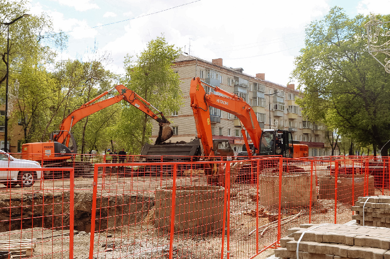 В Благовещенске к 5 июня ремонт улицы Ленина затронет перекрёсток с Кузнечной 