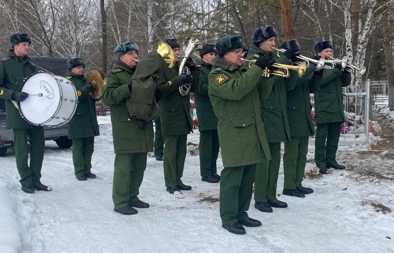 В Белогорске похоронили солдата, погибшего на Украине 