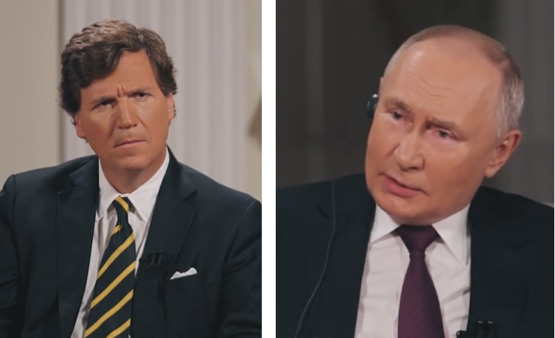 «Володя, что ты делаешь?»: Путин рассказал Карлсону, о чём он говорил с Зеленским - 2x2.su