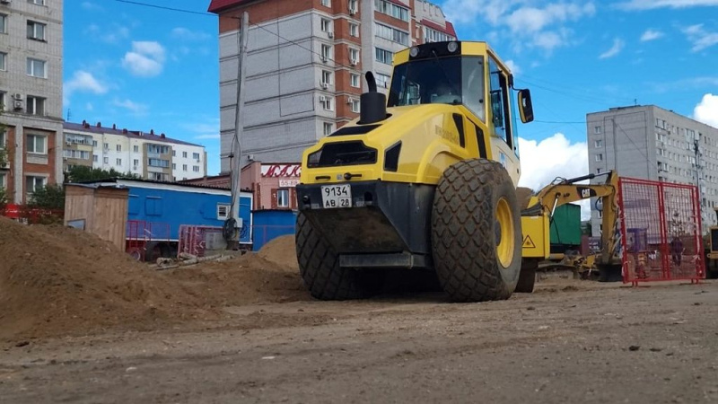 Стало известно, когда в Благовещенске откроют перекрёсток улиц Мухина – Горького - 2x2.su
