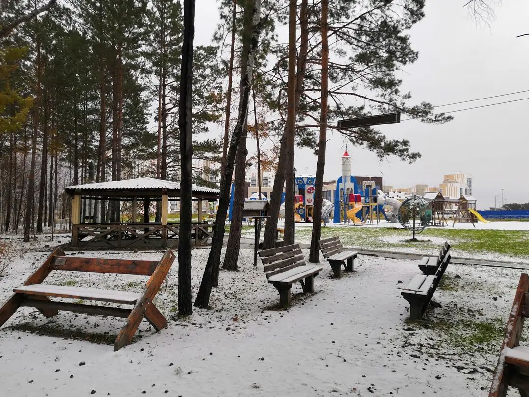 Октябрьский снег удивил жителей сразу нескольких городов Амурской области - 2x2.su картинка 2