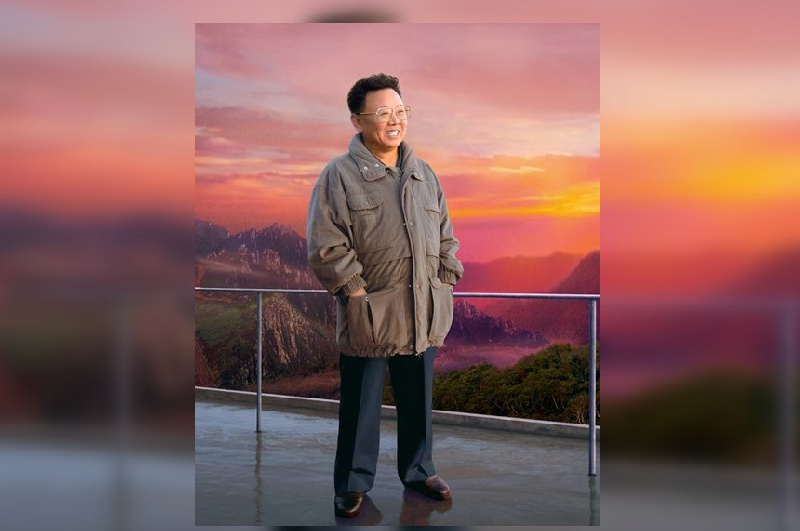 Председатель ГКО Ким Чен Ир и гора Пэкту Кореи