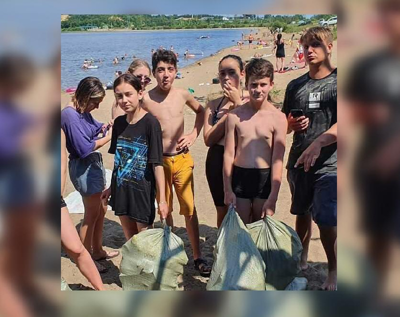 В Приамурье подростки убрали мусор на Чигиринском водохранилище - 2x2.su