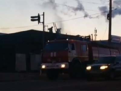 На благовещенской базе ОПС произошел пожар - 2x2.su