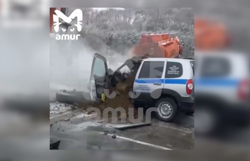 Полицейские попали в дтп