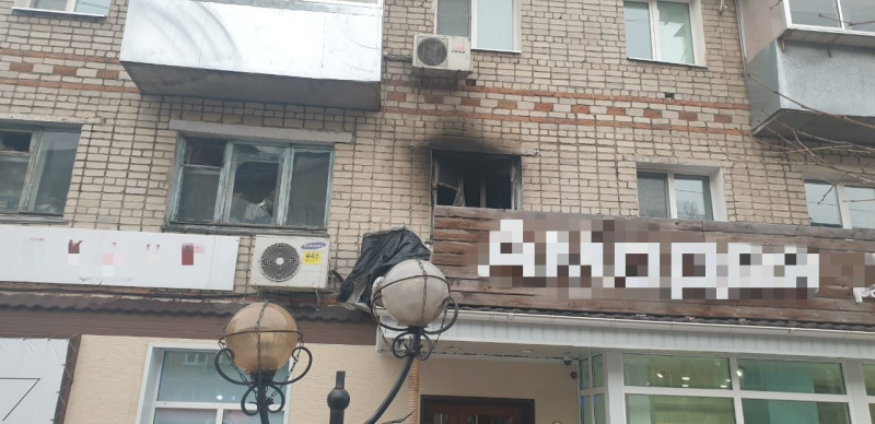 Два человека пострадали при пожаре на улице Шимановского в Благовещенске - 2x2.su