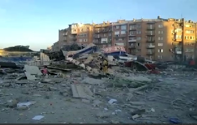 Взрыв во Владикавказе разрушил магазин: пострадал один человек - 2x2.su