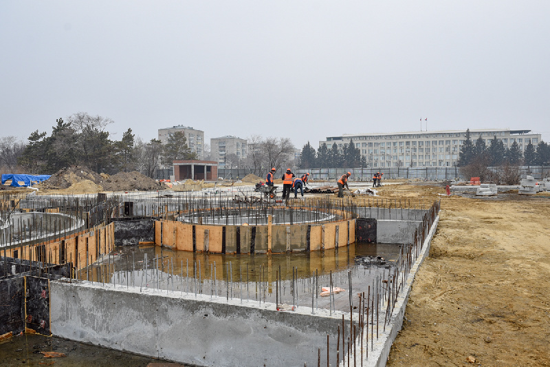 В этому году на площади Ленина в Благовещенске заработает фонтанный комплекс