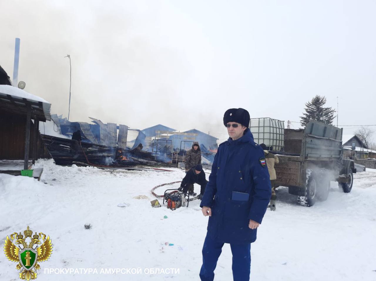 В амурском селе Гудачи горела котельная: без тепла остались дома и здания - 2x2.su картинка 3