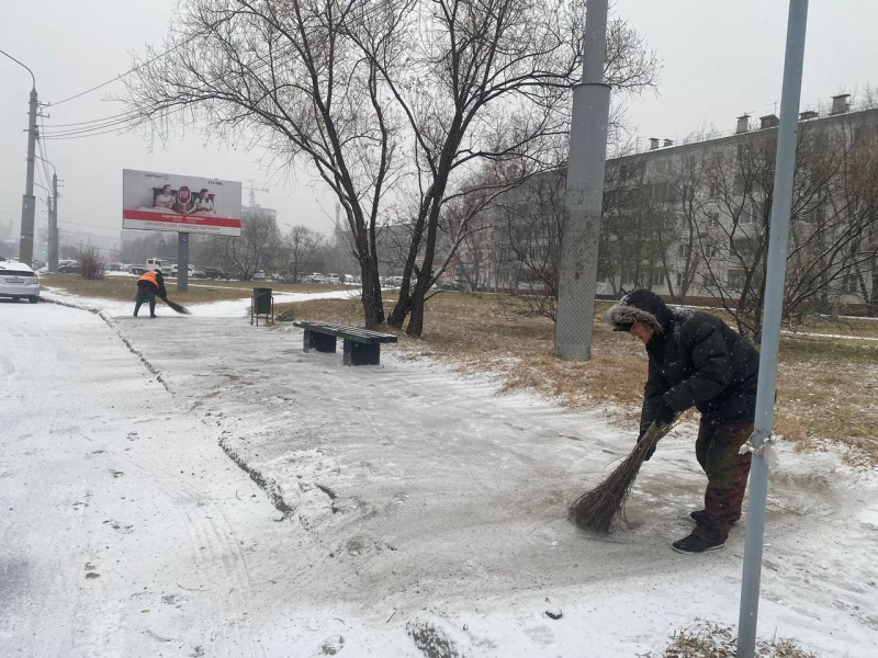 В Приамурье за сутки выпала половина месячной нормы снега