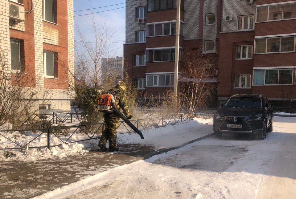 В Приамурье за сутки выпала половина месячной нормы снега - 2x2.su картинка 3