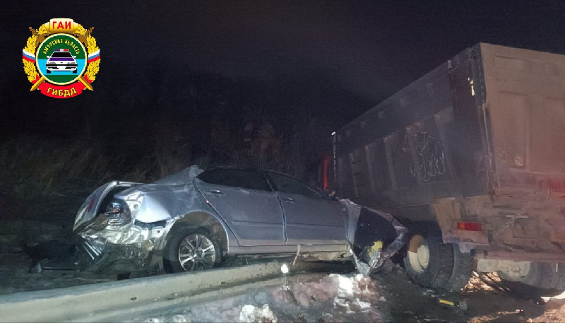 В ДТП с самосвалом в Благовещенском районе погиб пассажир