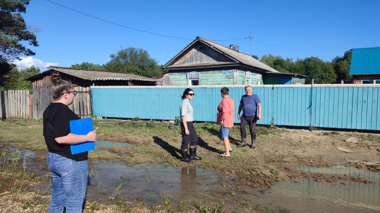 В сёлах Белогорского района вода зашла в дома и на приусадебные участки  - 2x2.su картинка 4