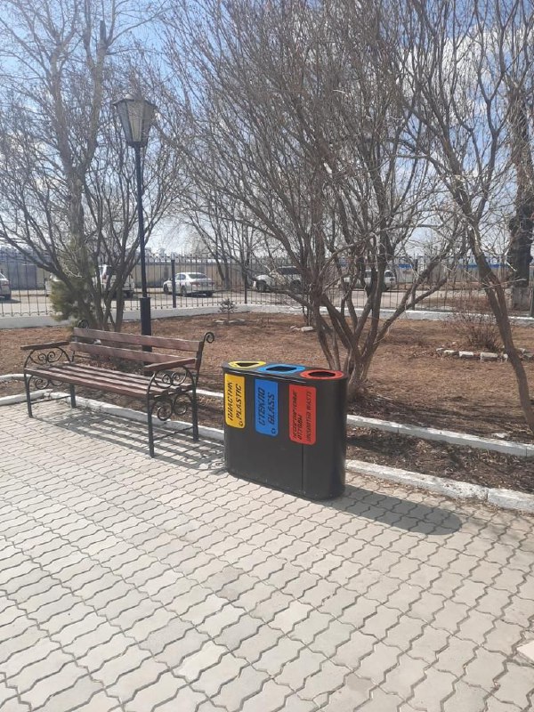 В Благовещенске контейнеры для раздельного сбора мусора установили в парках, школах и детских садах