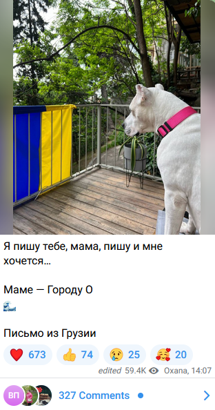 Оксана Фандера опубликовала фото с украинским флагом на балконе и назвала себя россиянкой, нарвавшись на критику - 2x2.su картинка 2