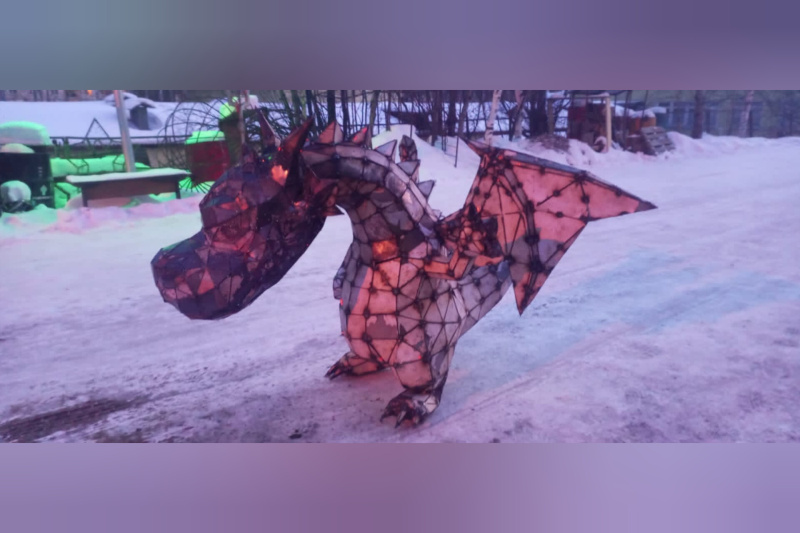В Тынде появится новый арт-объект в виде светящегося дракона