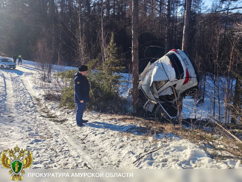 ДТП в Тындинском округе: водитель погиб, двое детей пострадали - 2x2.su